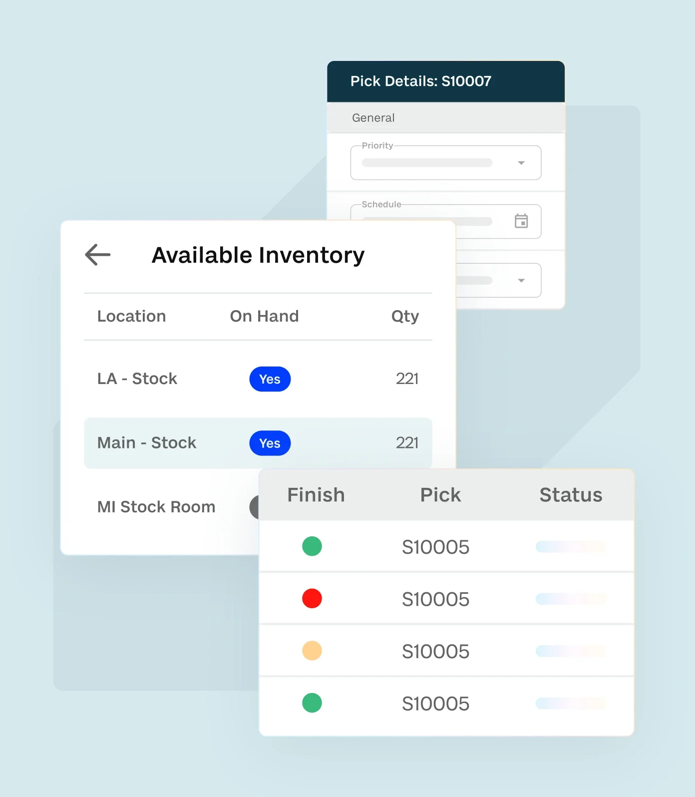 Inventory management in Fishbowl