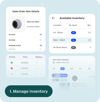 Manage inventory